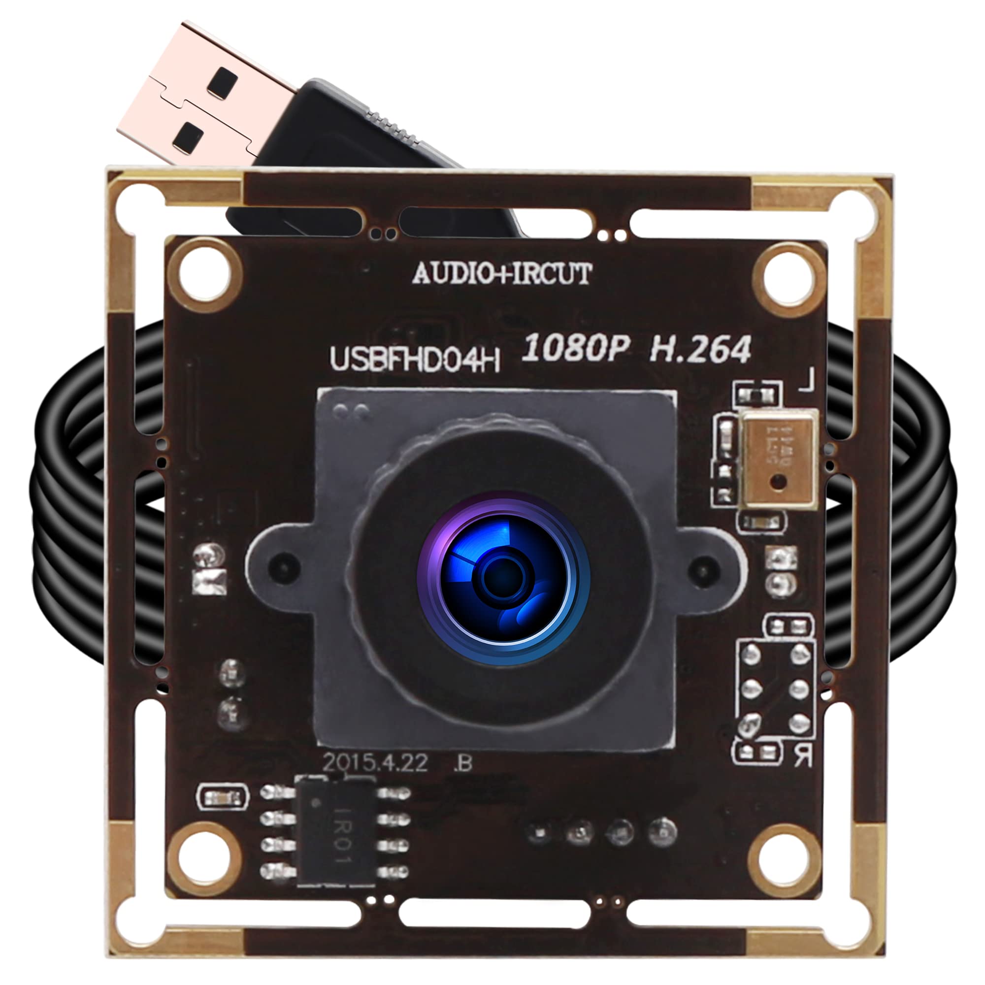 Amazon.co.jp: ELP 2.1mm レンズ 広角 1080P H.264 マイク PC ウェブ